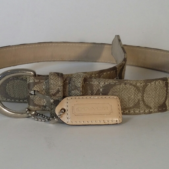 Coach Signature Belt size small - Picture 2 of 3